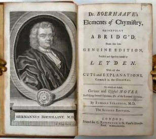 DR. BOERHAAVE'S ELEMENTS OF CHYMISTRY, FAITHFULLY ABRIDG'D FROM THE LATE GENUINE EDITION, PUBLISH'D AND SIGN'D BY HIMSELF AT LEYDEN.. - Image 2