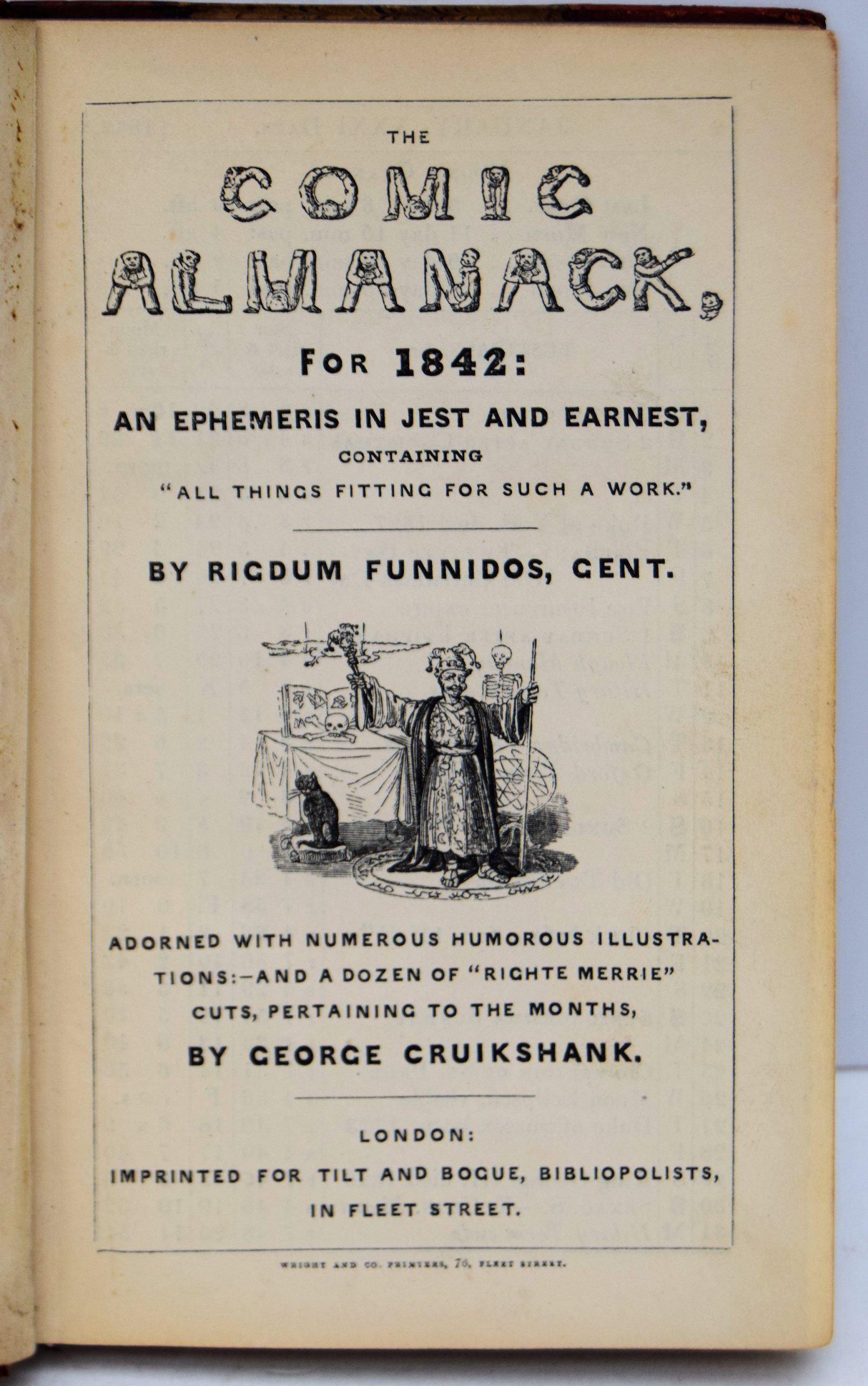 THE COMIC ALMANACK, FOR 1842: - Image 2