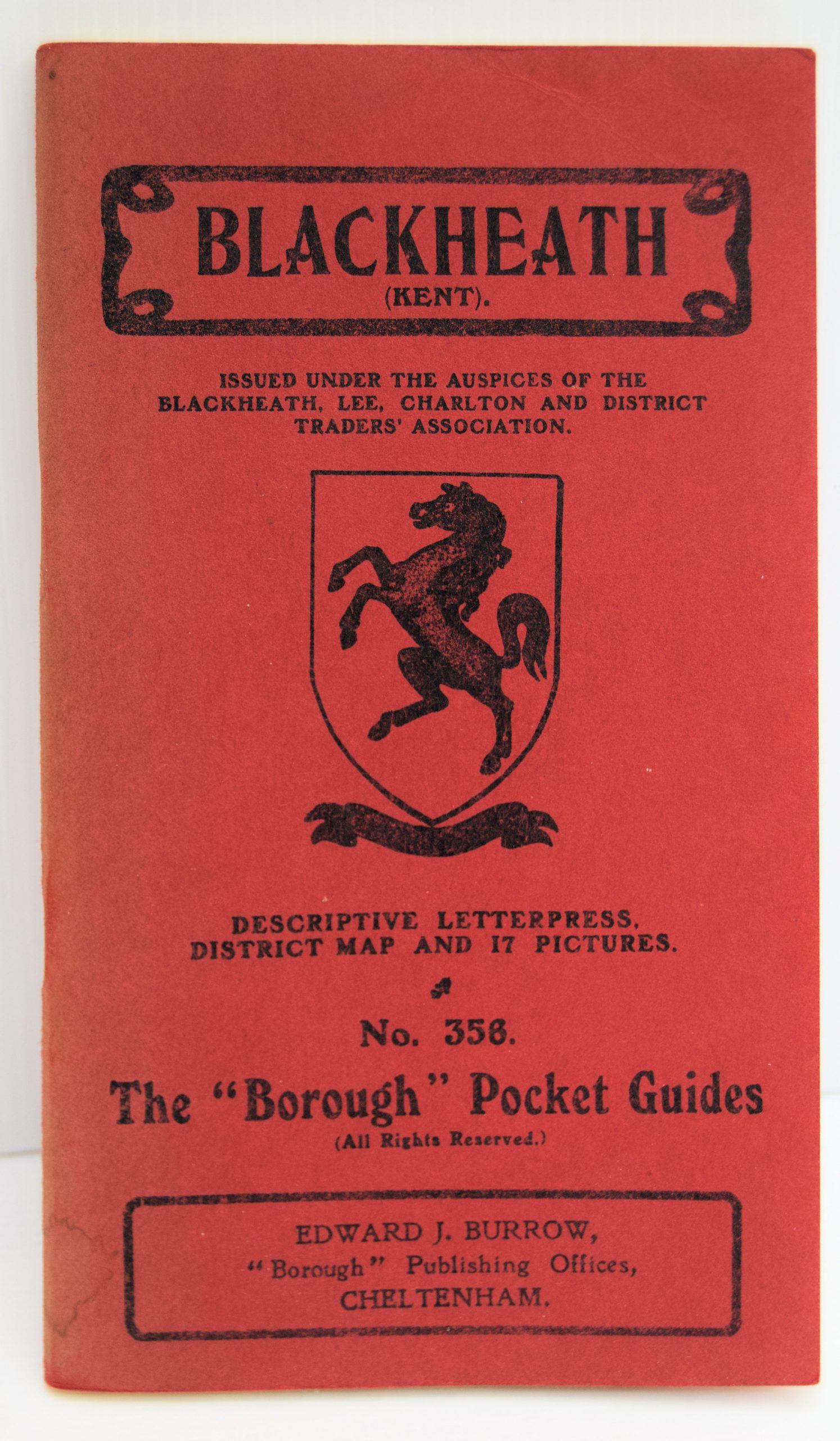 THE' BOROUGH' POCKET GUIDE TO BLACKHEATH (KENT).