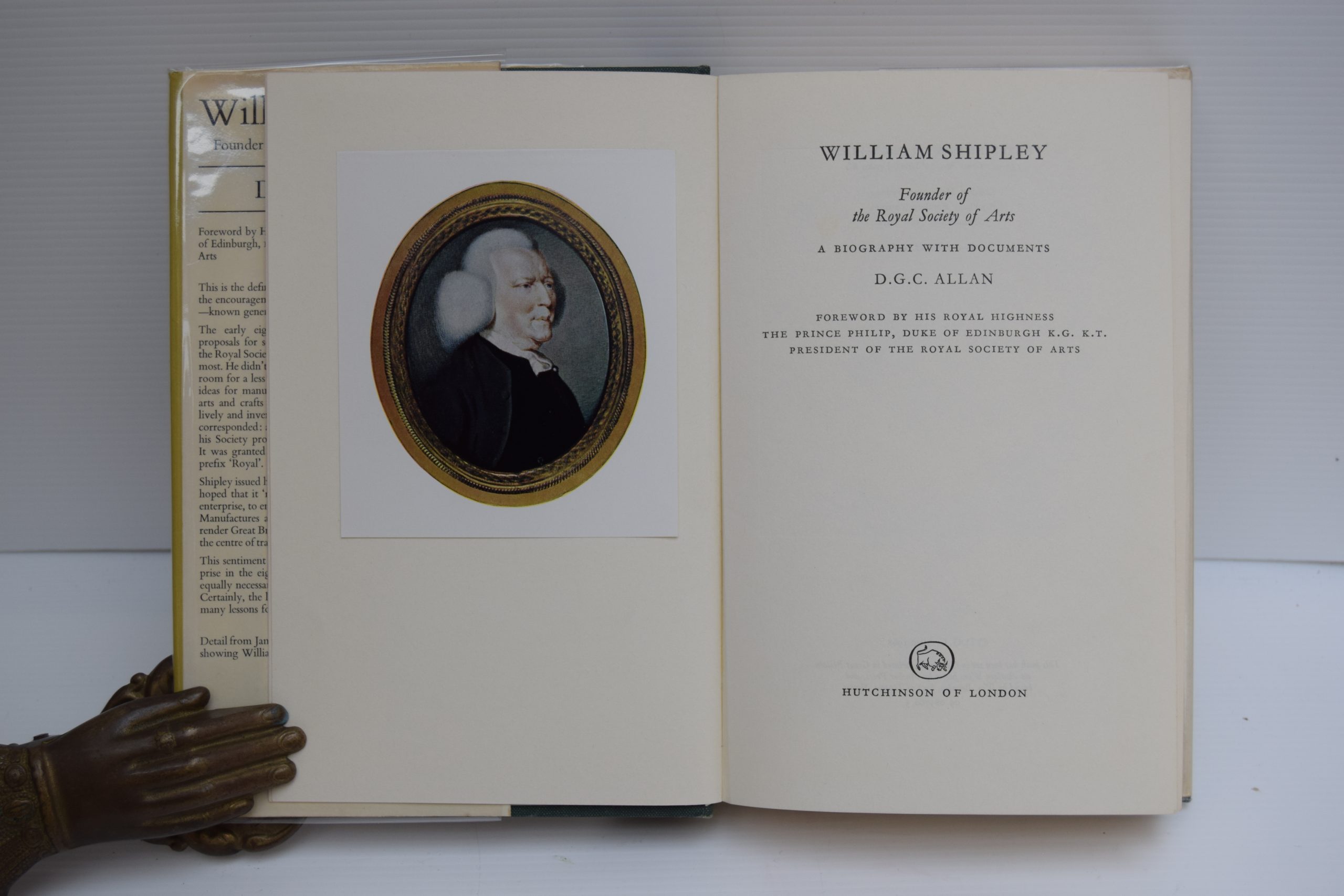 WILLIAM SHIPLEY FOUNDER OF THE ROYAL SOCIETY OF ARTS. - Image 2