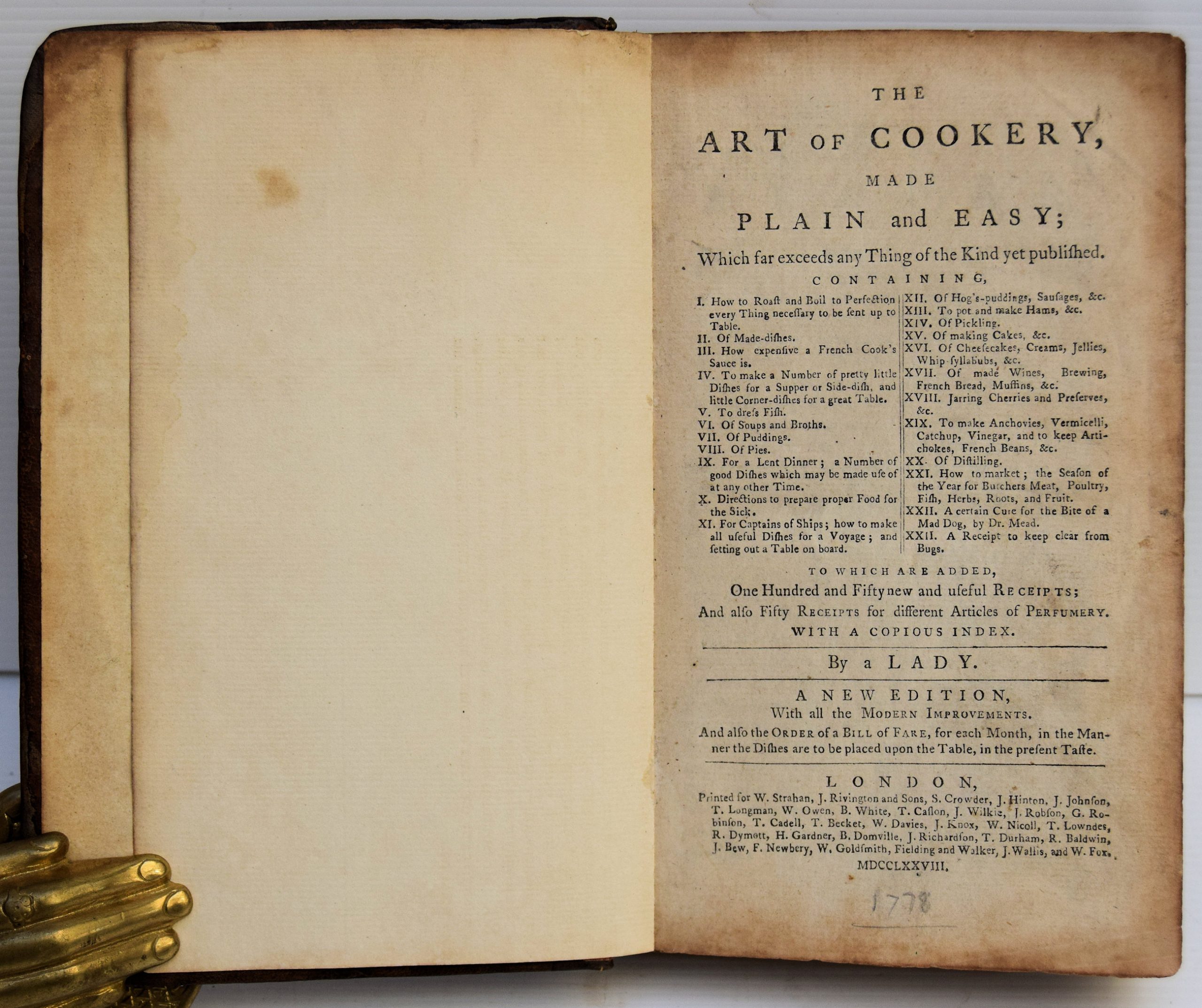 THE ART OF COOKERY, MADE PLAIN AND EASY: - Image 2