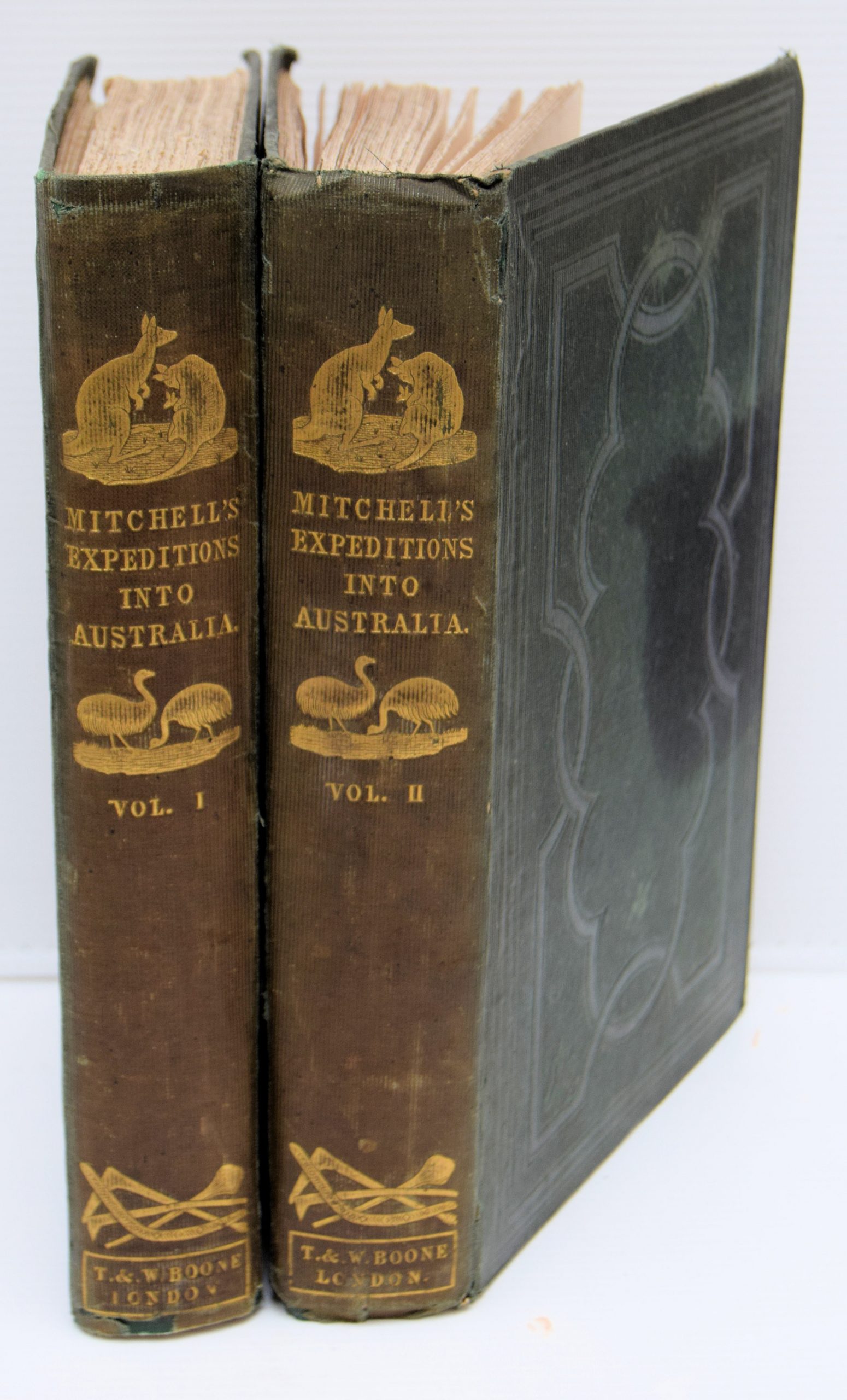 THREE EXPEDITIONS INTO THE INTERIOR OF EASTERN AUSTRALIA, WITH DESCRIPTIONS OF THE RECENTLY EXPLORED REGION OF AUSTRALIA FELIX, AND OF THE PRESENT COLONY OF NEW SOUTH WALES.