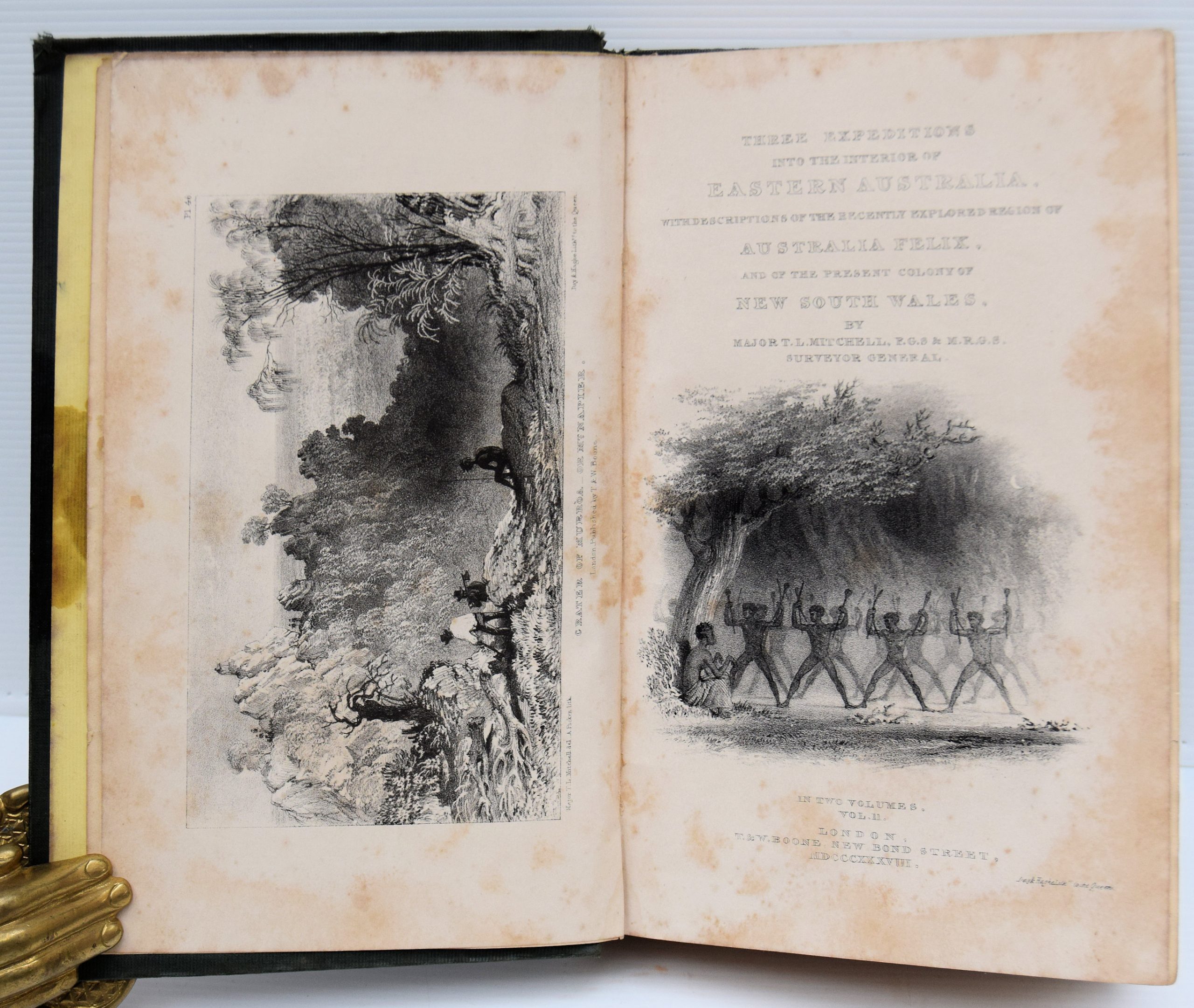 THREE EXPEDITIONS INTO THE INTERIOR OF EASTERN AUSTRALIA, WITH DESCRIPTIONS OF THE RECENTLY EXPLORED REGION OF AUSTRALIA FELIX, AND OF THE PRESENT COLONY OF NEW SOUTH WALES. - Image 4