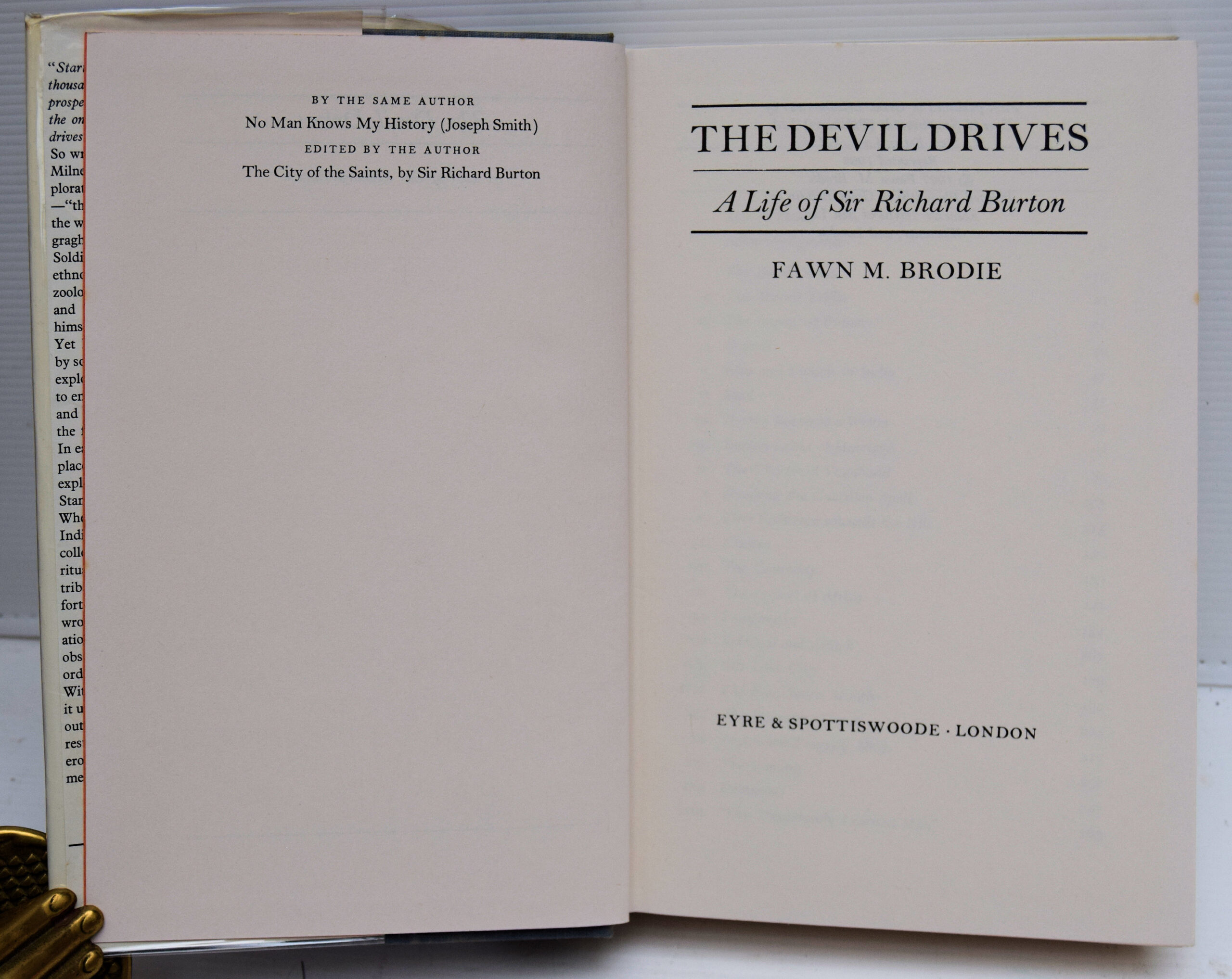 The Devil Drives, a Life of Sir Richard Burton - Image 2