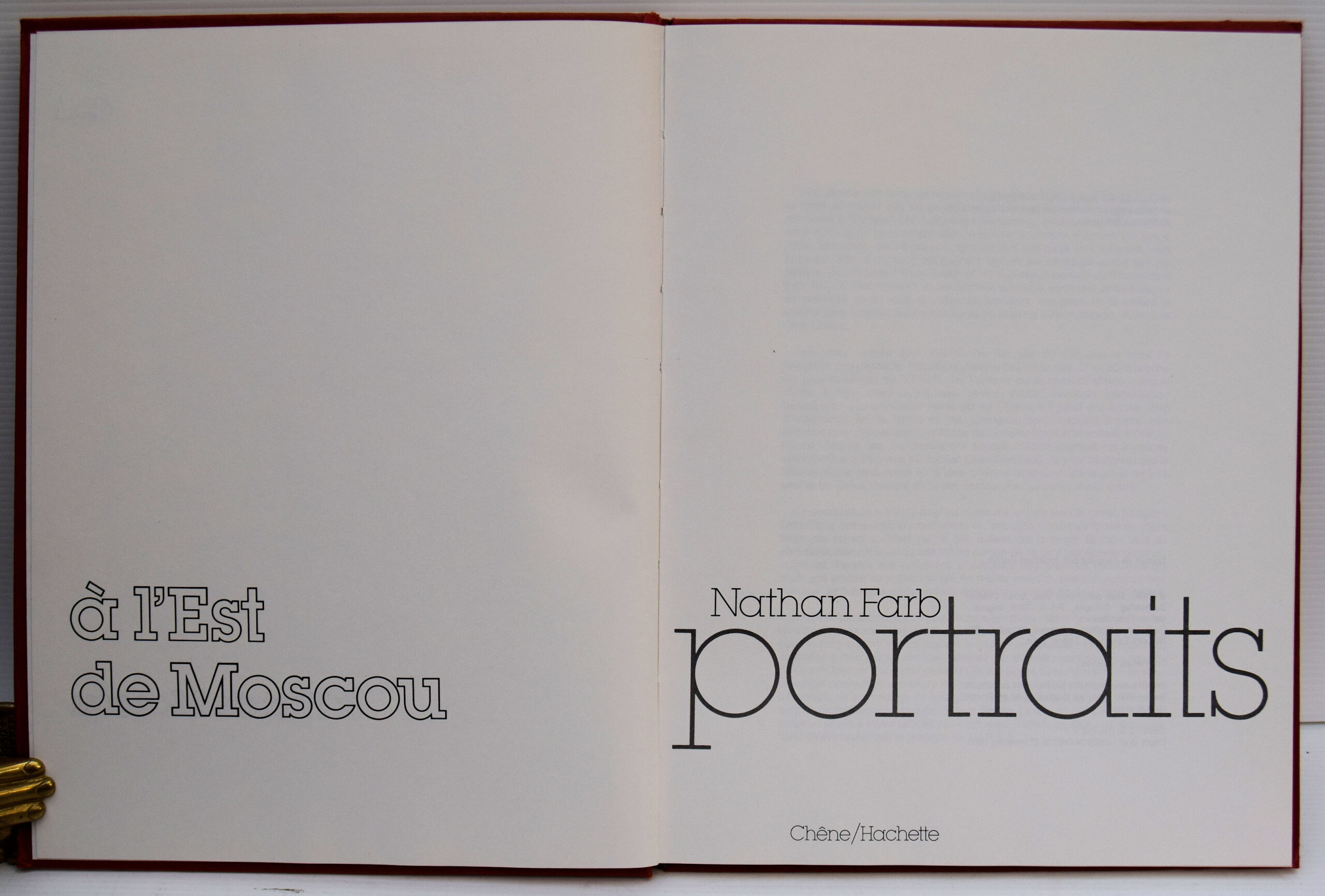 79Beautiful full-page black and white photographs.. Introduction by Nathan Farb, language French. - Image 2