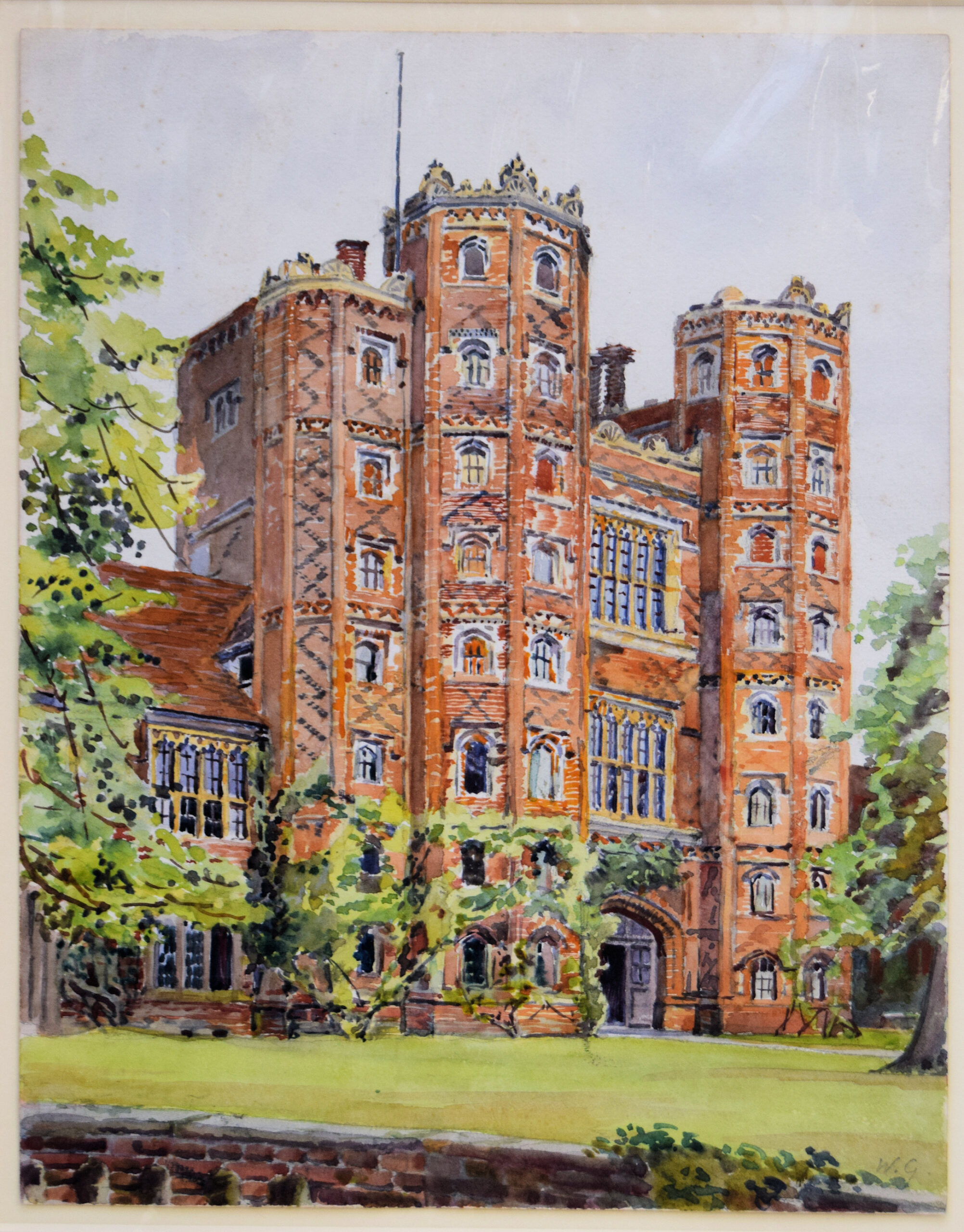 Product MARNEY TOWER . WALTER GANDY. WATERCOLOUR.