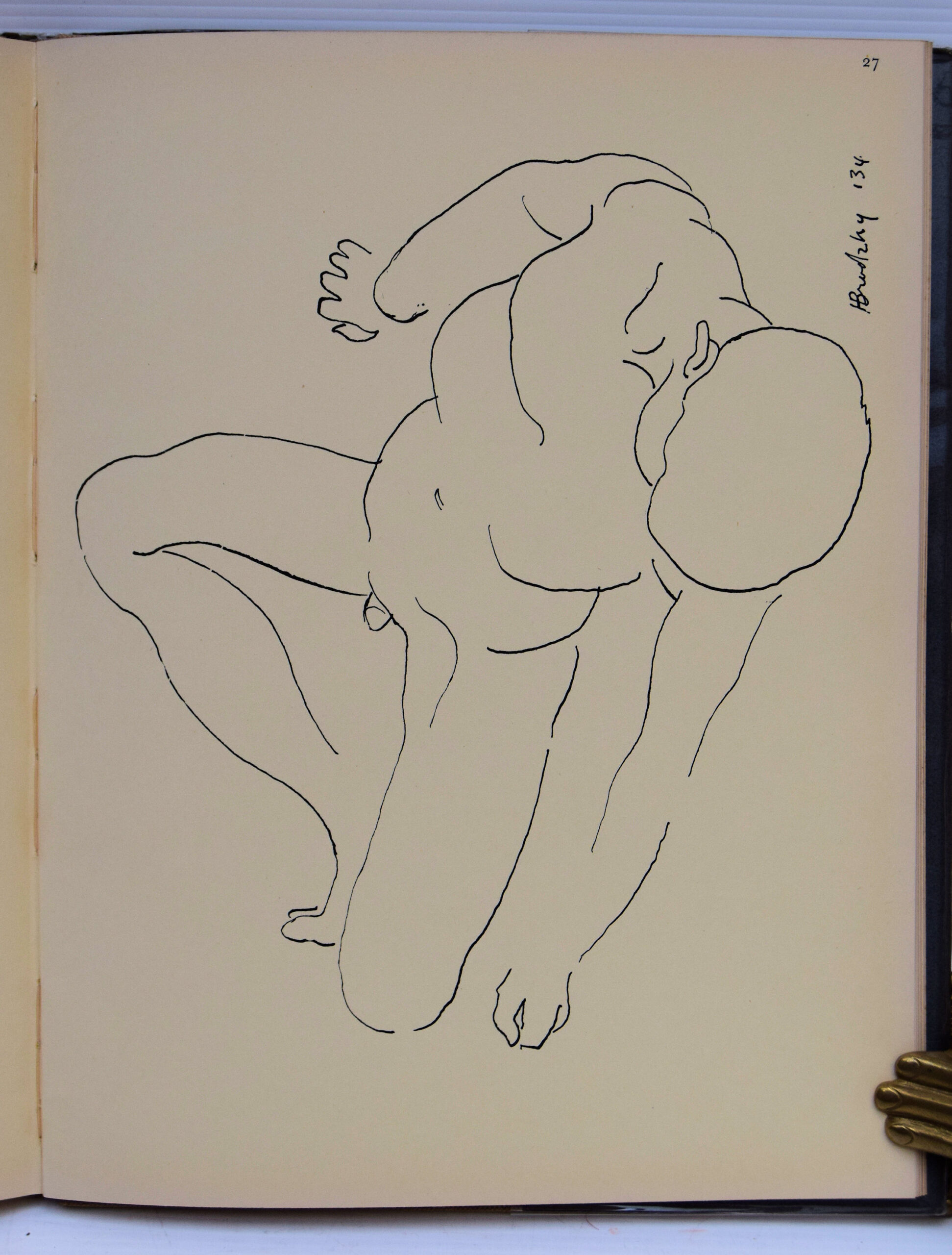 FORTY DRAWINGS BY HORACE BRODZKY. - Image 4