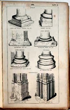A GLOSSARY OF TERMS USED IN GRECIAN, ROMAN, ITALIAN, AND GOTHIC ARCHITECTURE.. - Image 3