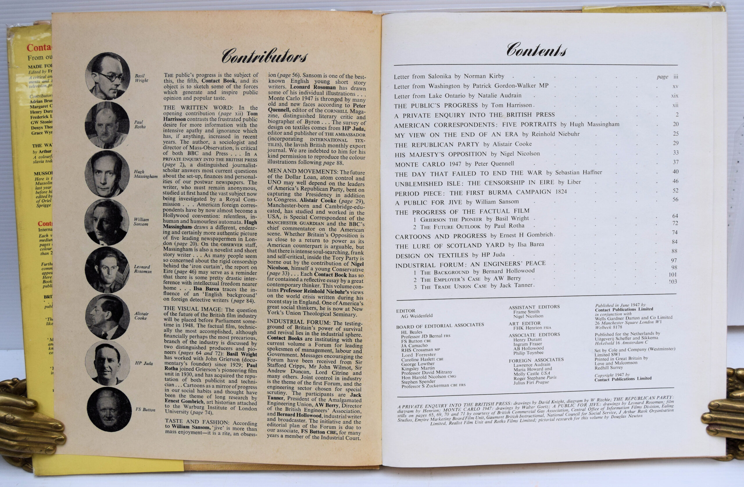 THE PUBLIC'S PROGRESS A CONTACT BOOK. - Image 2