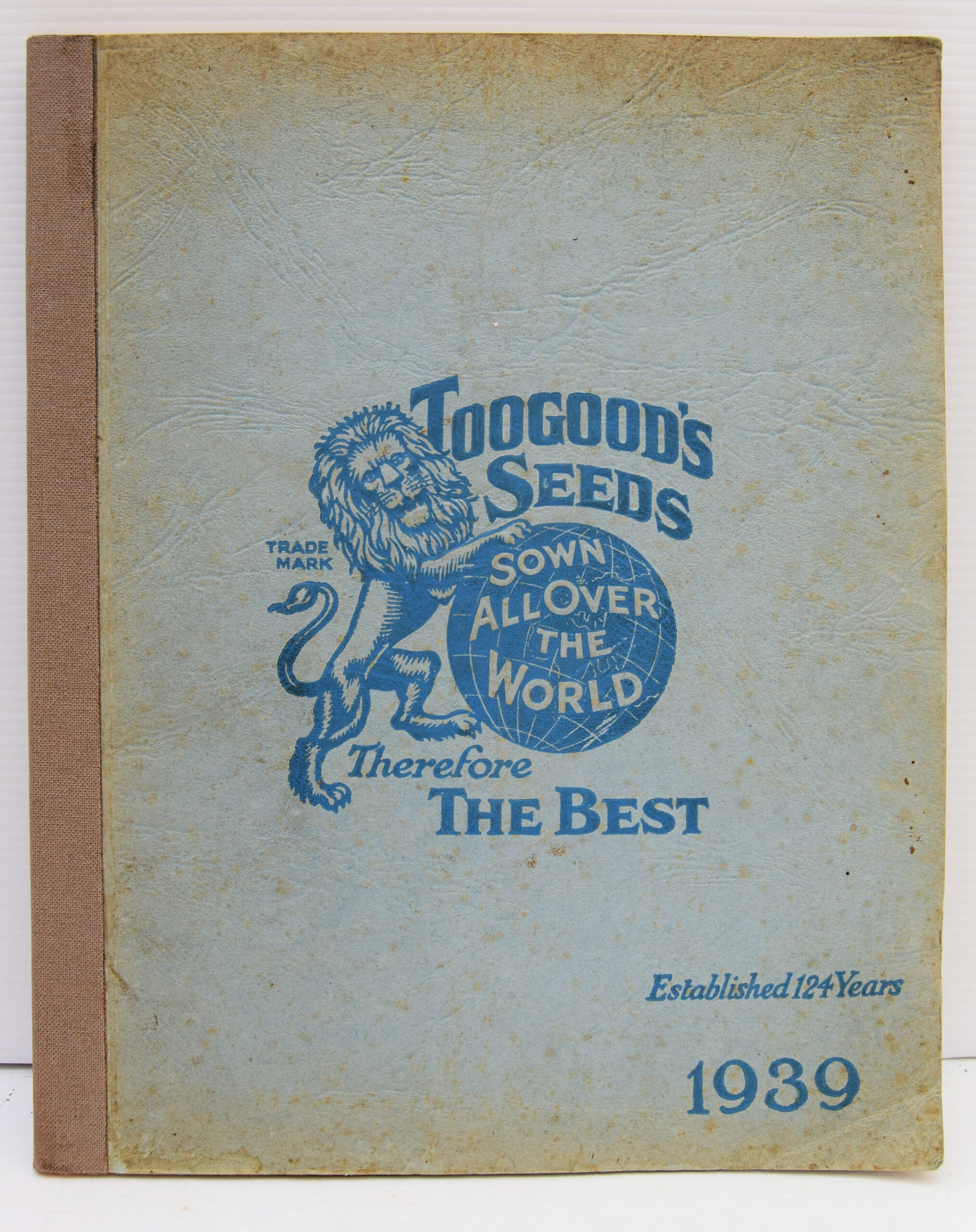 TOOGOOD'S GARDENERS' ANNUAL AND HORTICULTURAL GUIDE FOR 1939.