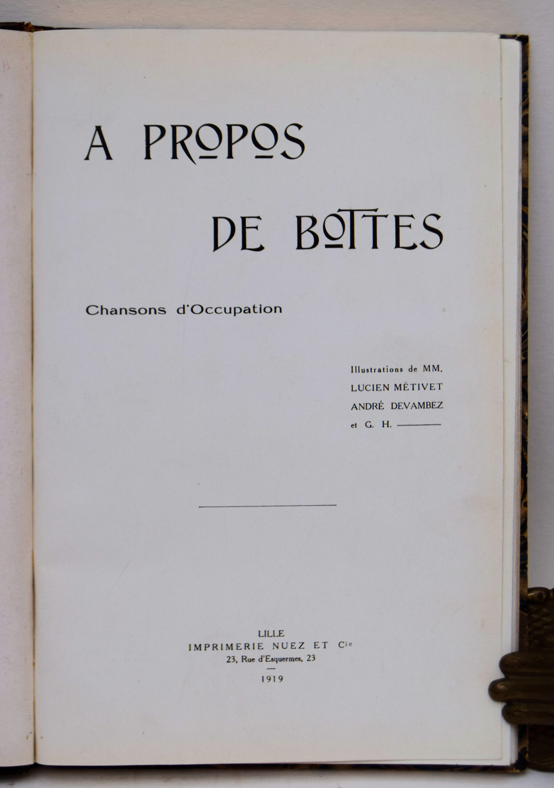 A PROPOS DE BOTTES CHANSONS D' OCCUPATION.. - Image 2