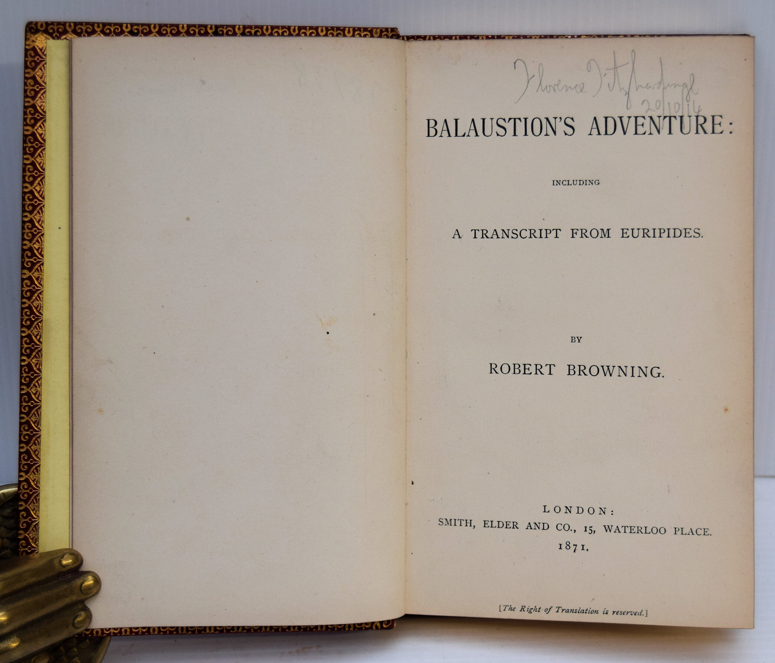 BALAUSTION'S ADVENTURE. - Image 2