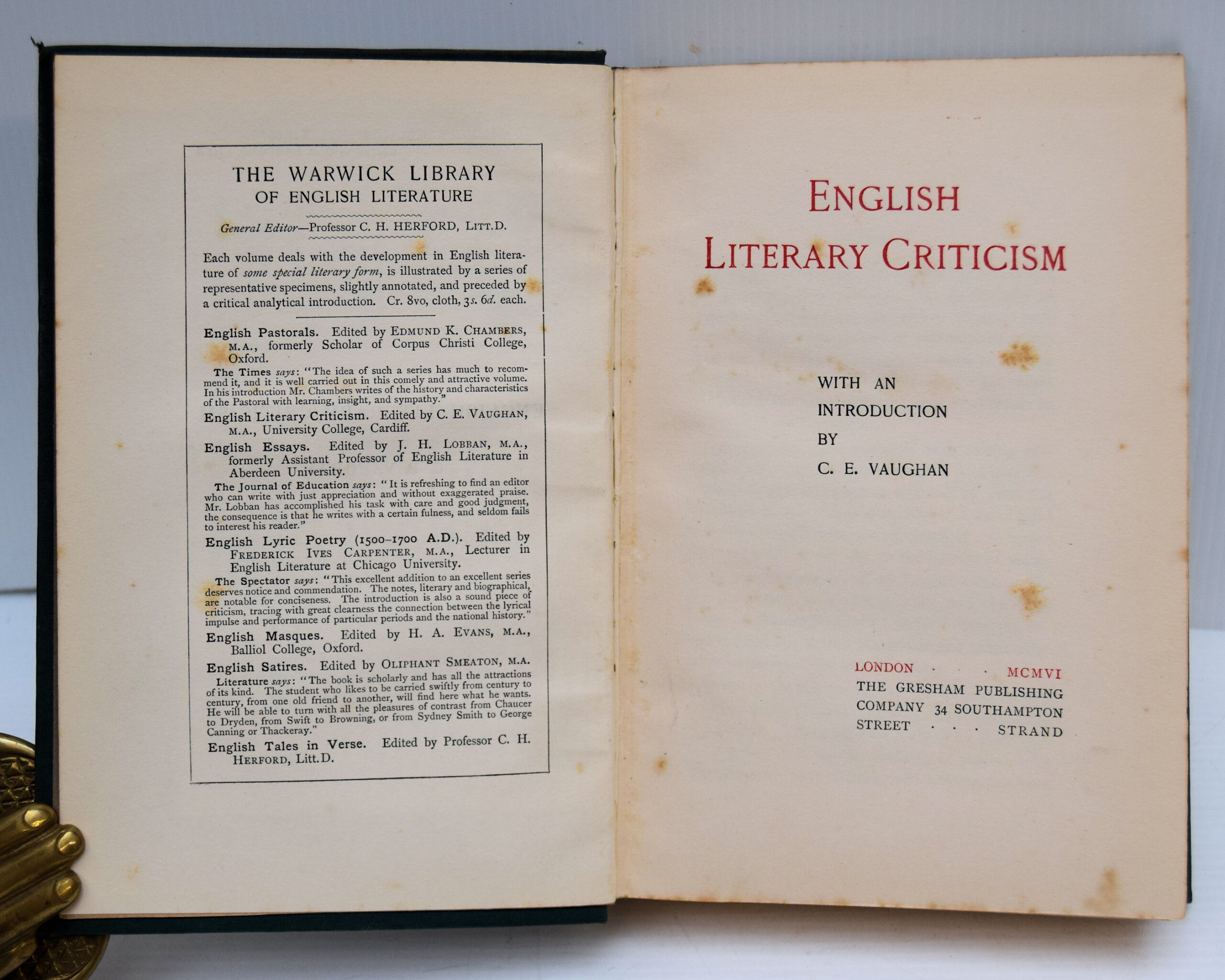ENGLISH LITERARY CRITICISM. - Image 2