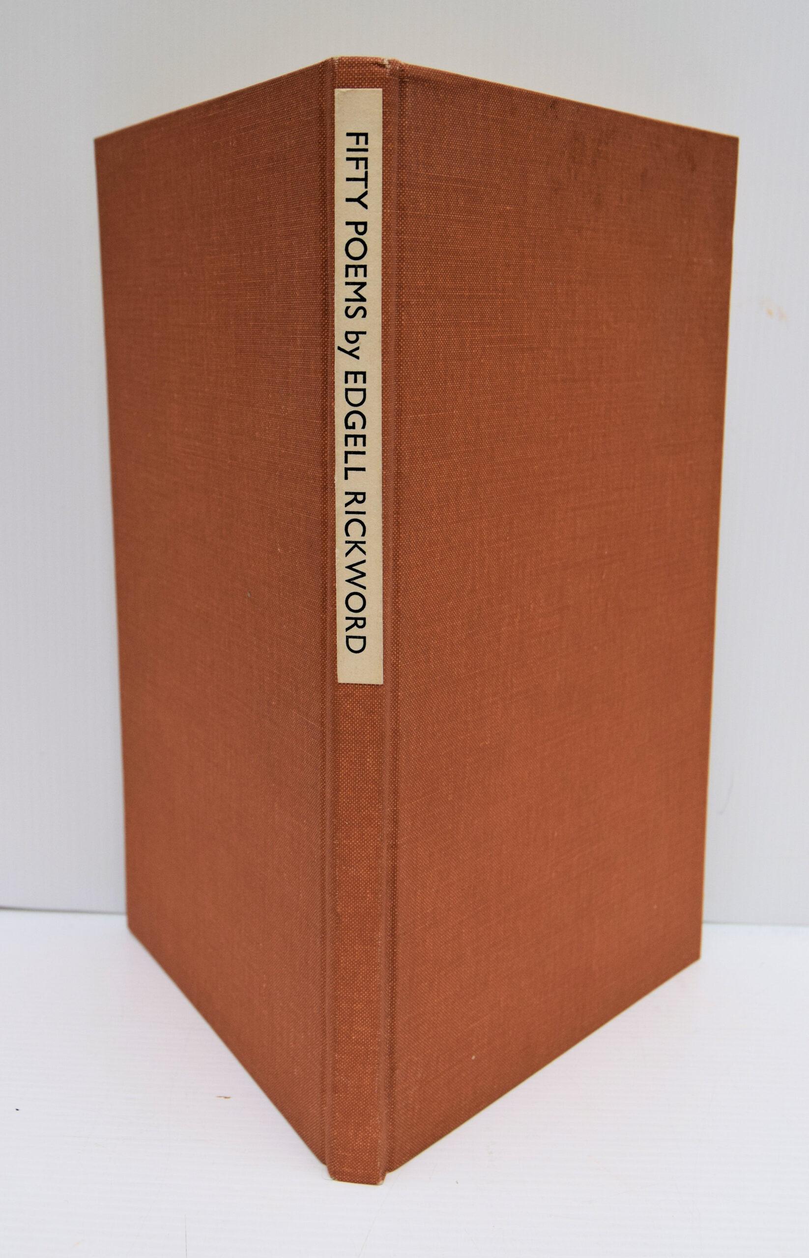 FIFTY POEMS A SELECTION BY EDGELL RICKWORD.