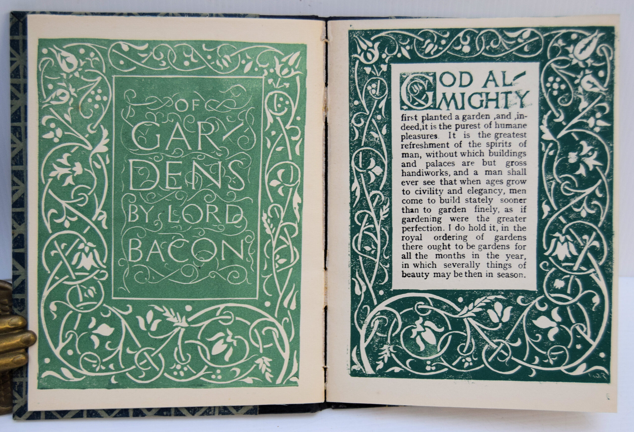 OF GARDENS TWO ESSAYS BY FRANCIS LORD BACON. - Image 4
