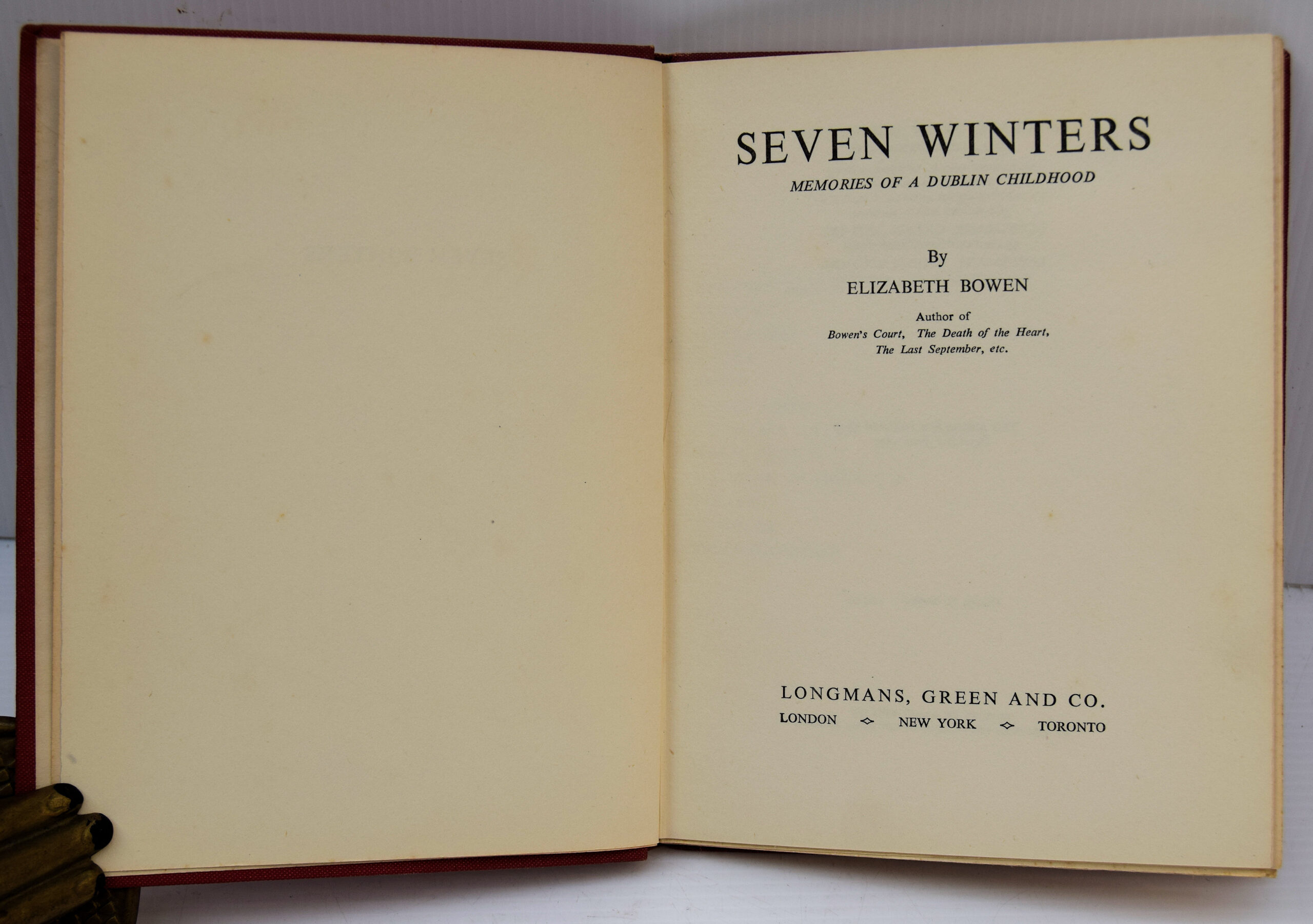SEVEN WINTERS. MEMORIES OF A DUBLIN CHILDHOOD. - Image 2