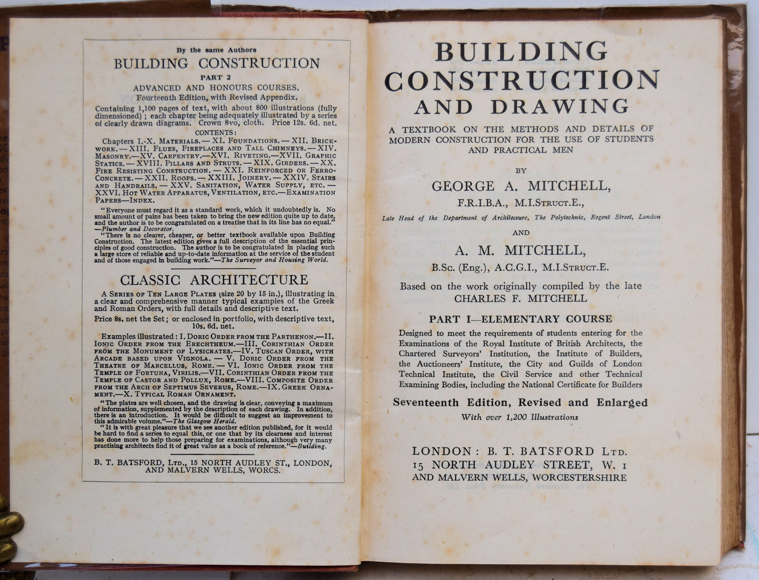 BUILDING CONSTRUCTION AND DRAWING. - Image 2