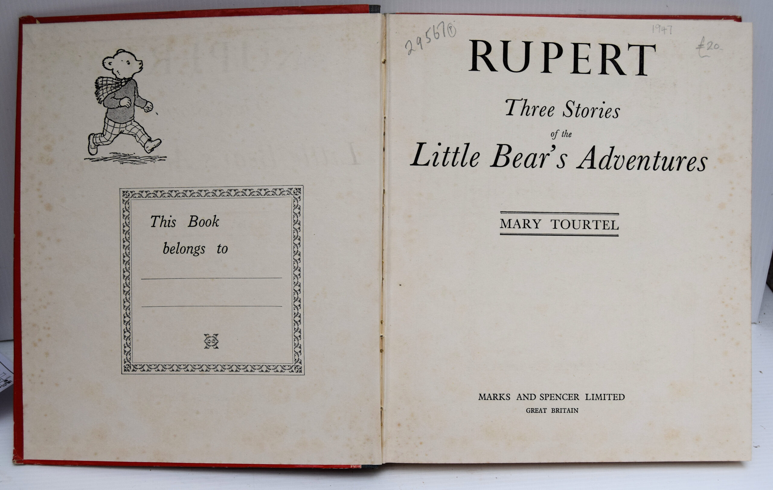 RUPERT THREE STORIES OF THE LITTLE BEAR'S ADVENTURES. - Image 2