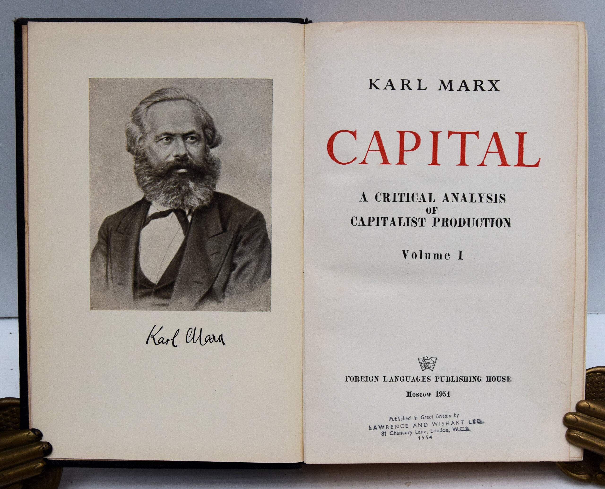 CAPITAL VOLUME I. - Image 2