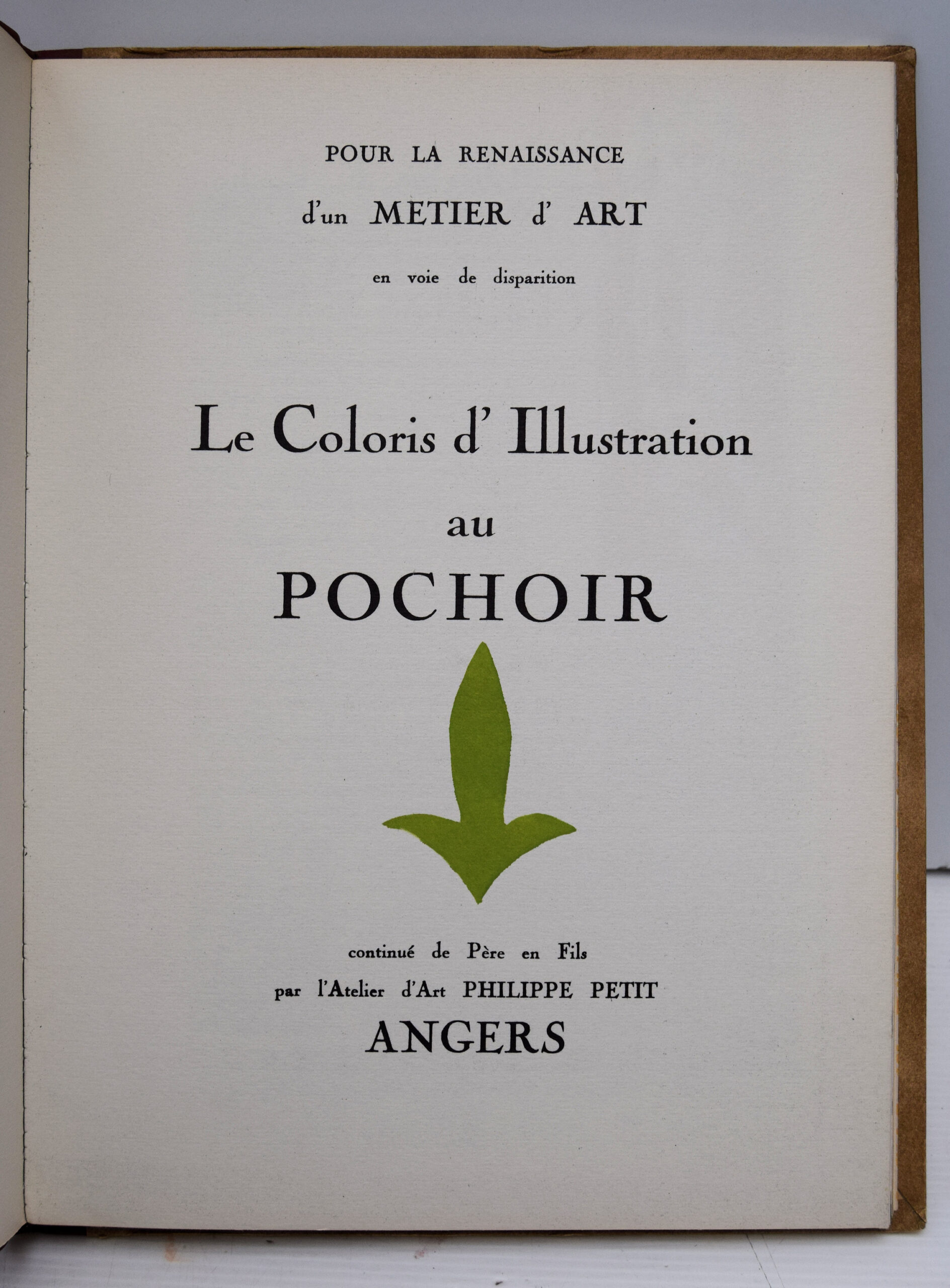 POUR LA RENAISSANCE D'UN METIER D'ART EN VOIR DE DISPARATION. LE COLORIS D'ILLUSTRATION AU POCHOIR. - Image 2