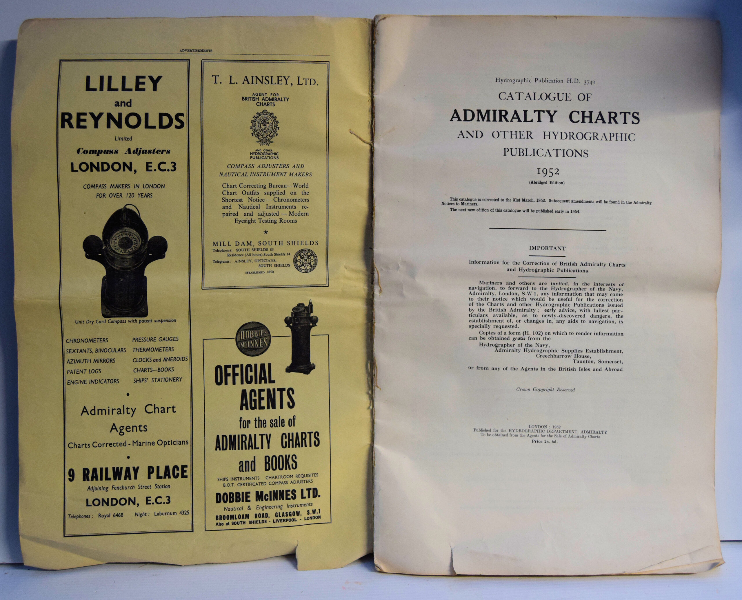 CATALOGUE OF ADMIRALTY CHARTS AND OTHER HYDROGRAPHIC PUBLICATIONS. - Image 3