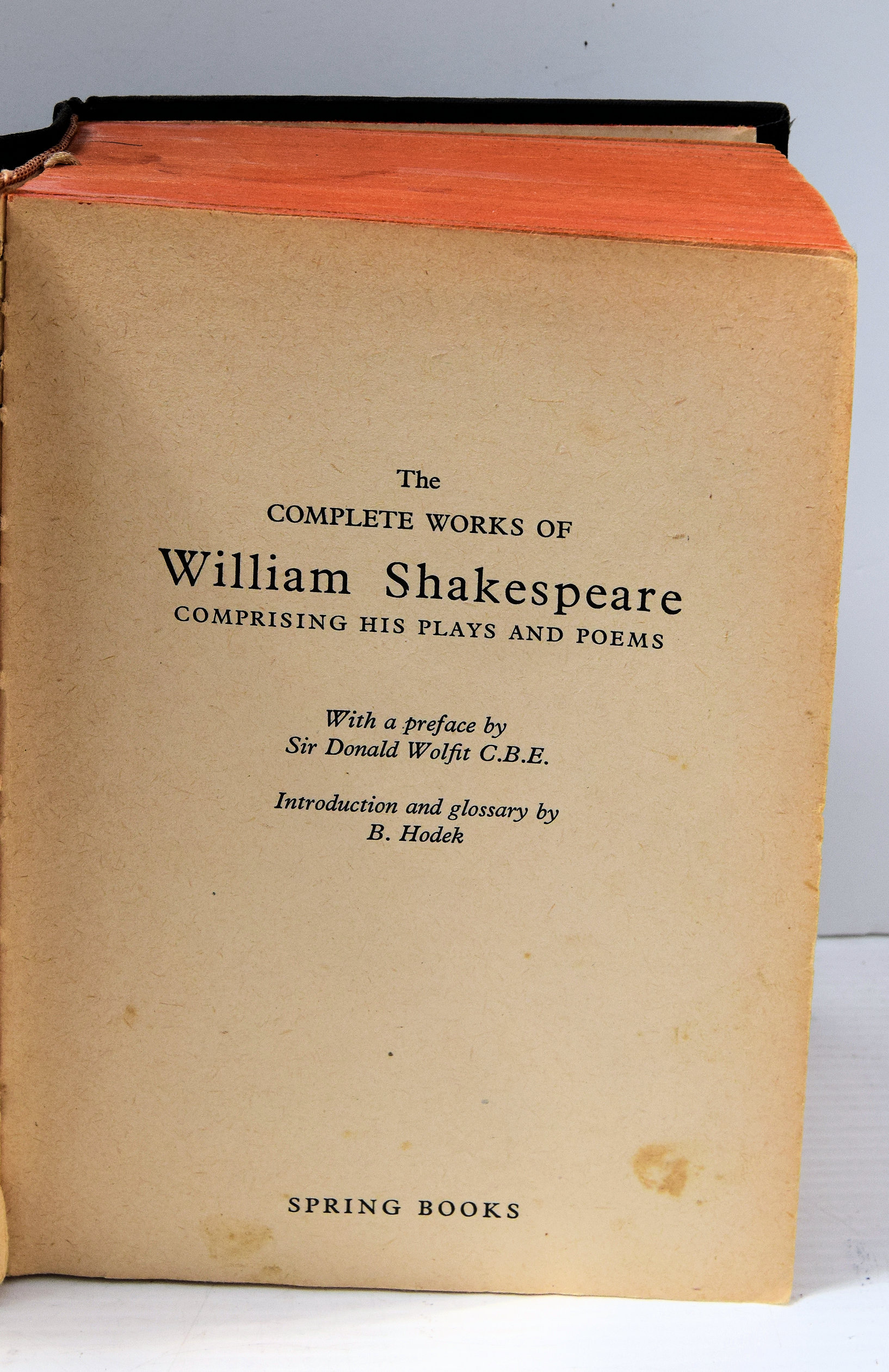 THE COMPLETE WORKS OF WILLIAM SHAKESPEARE COMPRISING HIS PLAYS AND POEMS. - Image 2